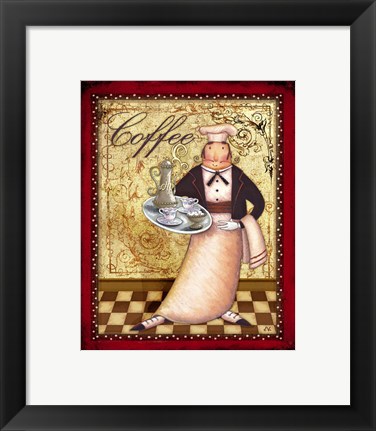 Framed Chefs Bon Appetit I Print