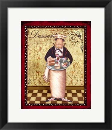 Framed Chefs Bon Appetit II Print