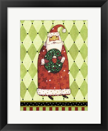 Framed Harlequin Christmas II Print