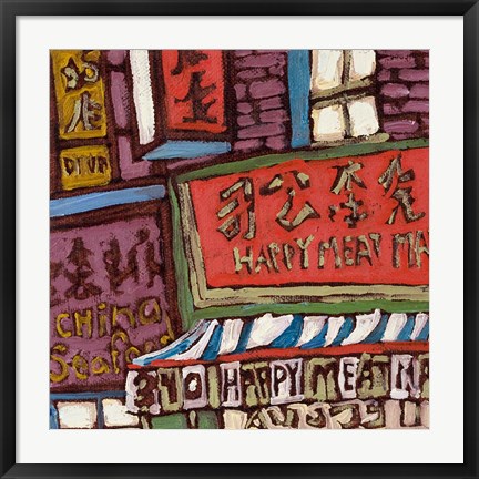 Framed Chinatown VI Print