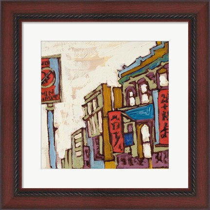 Framed Chinatown VII Print