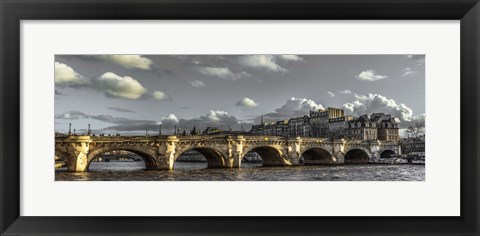 Framed Pont Neuf Paris Black/White Print