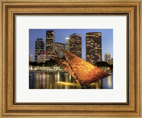 Framed Downtown Los Angeles Print