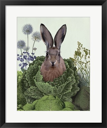 Framed Cabbage Patch Rabbit 1 Print