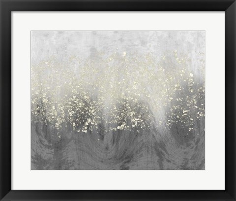 Framed Glitter Swirl I Print