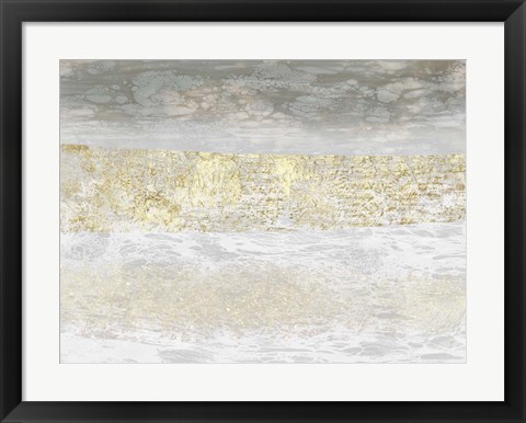 Framed Gilded Textures II Print