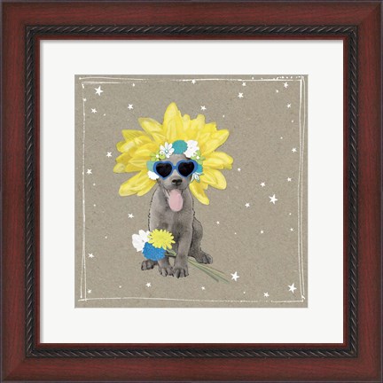 Framed Fancypants Wacky Dogs VI Print