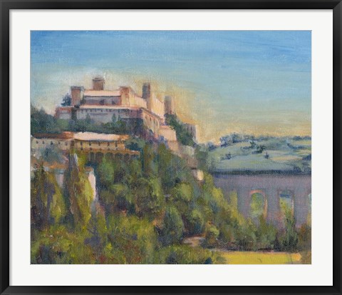 Framed Nostalgic Tuscany II Print