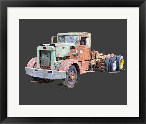 Framed Vintage Truck III Print