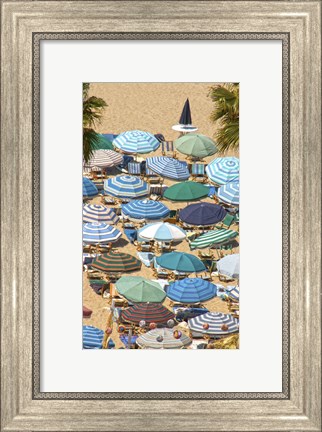 Framed Umbrellas II Print