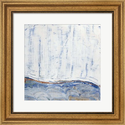 Framed Blue Highlands I Print
