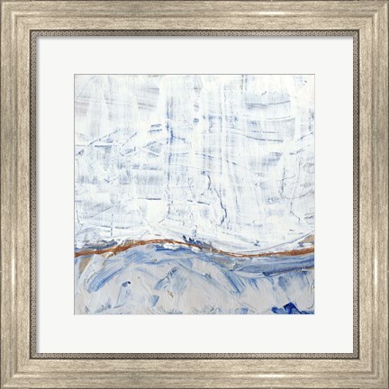 Framed Blue Highlands IV Print