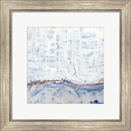 Framed Blue Highlands IV Print