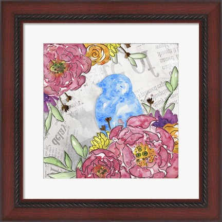 Framed Bloom &amp; Fly III Print