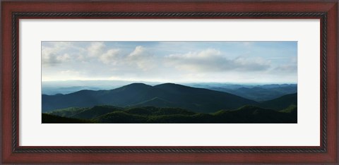 Framed Misty Mountains V Print