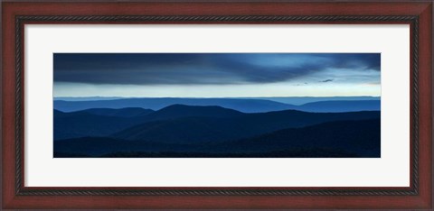 Framed Misty Mountains VI Print