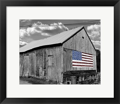 Framed Flags of Our Farmers IV Print