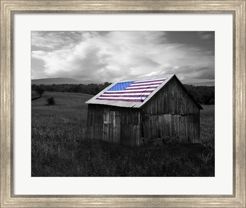 Framed Flags of Our Farmers XII Print