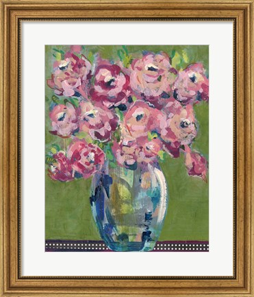 Framed Feisty Floral III Print