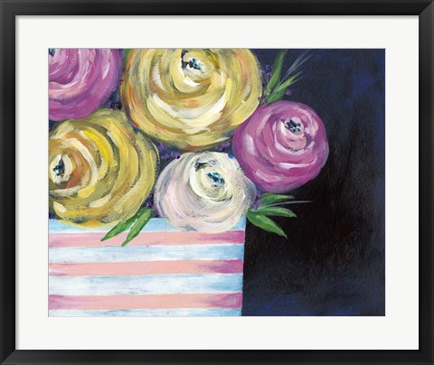 Framed Cotton Candy Floral II Print