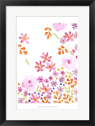 Framed Blush Blooms II Print
