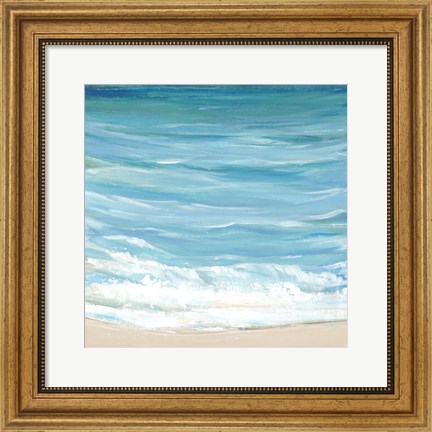 Framed Sea Breeze Coast I Print