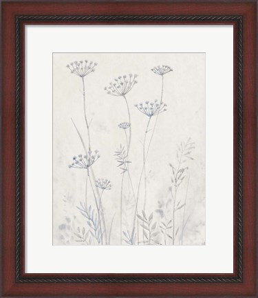 Framed Neutral Queen Anne&#39;s Lace II Print