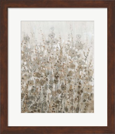 Framed Early Fall Flowers II Print