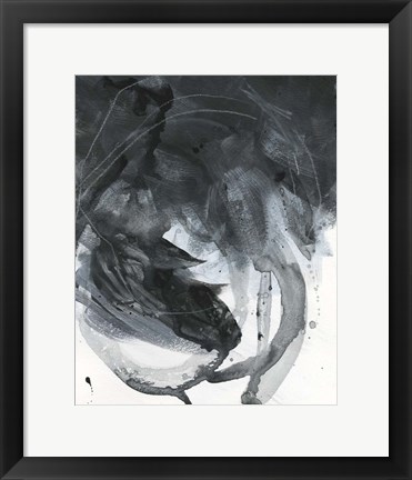 Framed Broken Abstract I Print