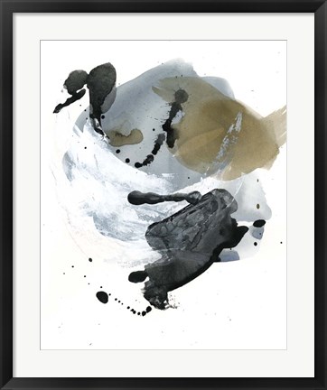 Framed Raku Abstract I Print