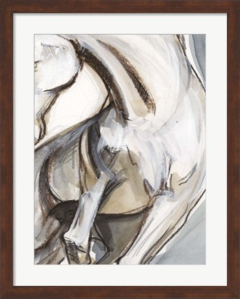 Framed Horse Abstraction II Print