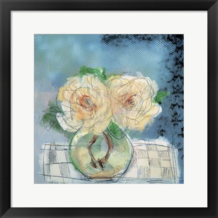 Framed Roses II Print
