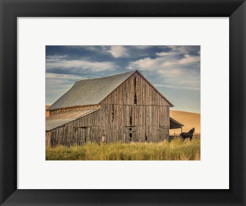 Framed Farm &amp; Field VI Print