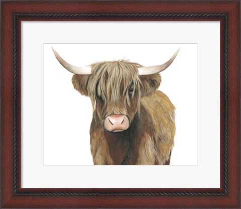 Framed Highland Cattle II Print