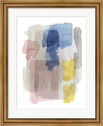 Framed Puddle Pastel II Print