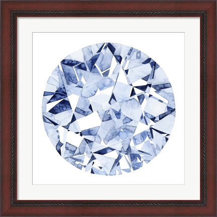 Framed Diamond Drops II Print
