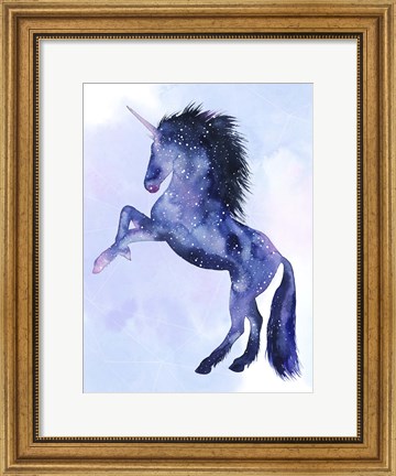 Framed Unicorn Universe  IV Print