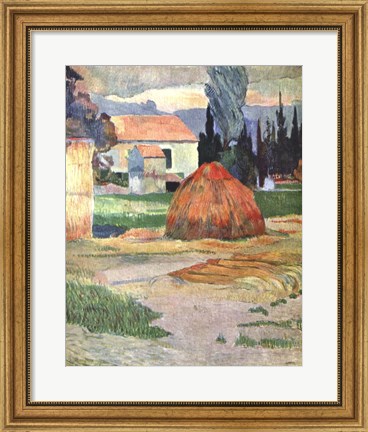 Framed Landscape in Brittany, 1888 Print