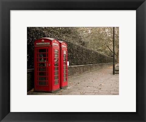 Framed London Scene I Print