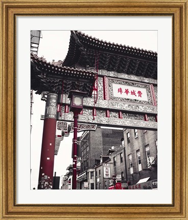 Framed Chinatown Reds II Print