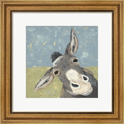 Framed Farm Life-Mule Print