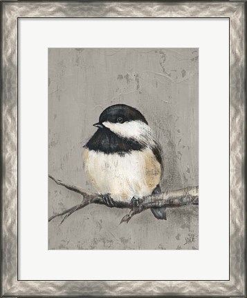 Framed Winter Bird IV Print