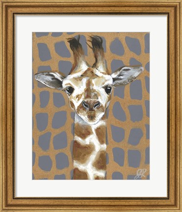 Framed Animal Patterns I Print
