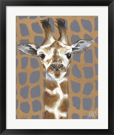 Framed Animal Patterns I Print