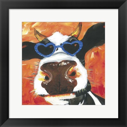 Framed Dapper Animal V Print