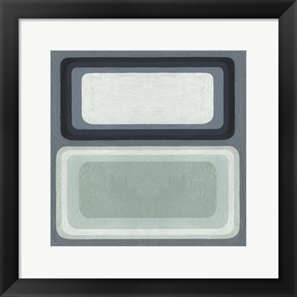Framed Maritime Color Field I Print