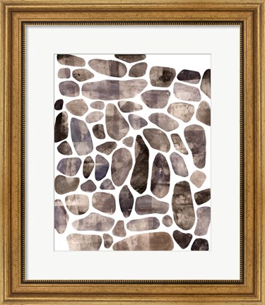 Framed Stepping Stones I Print