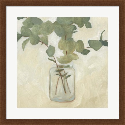 Framed Greenery Still Life II Print