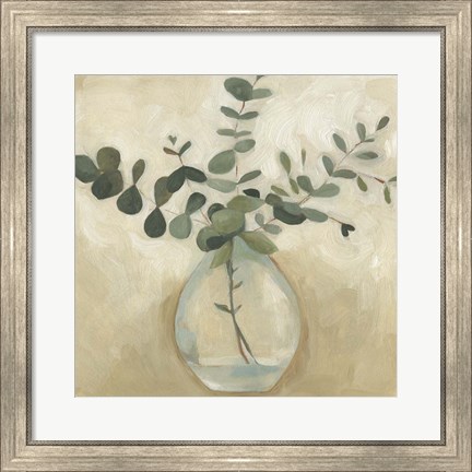 Framed Greenery Still Life III Print