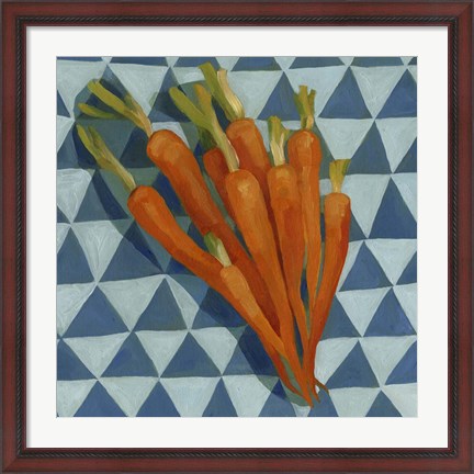 Framed Geo Veggies III Print